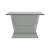 Taffeta Mirrored Coffee Table with Glass Top & V-shaped Base