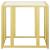 Adri Glass End Table with Metal Frame