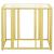 Adri Glass End Table with Metal Frame