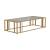 Adri Glass/Metal Coffee Table