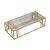 Adri Glass/Metal Coffee Table