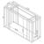 Adri Glass/Metal Sofa Table