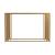 Adri Glass/Metal Sofa Table