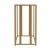 Adri Glass/Metal Sofa Table
