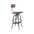 Kaeso Wood/Metal Adjustable Stool