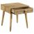 Zabel Wood Square 1-drawer End Table