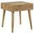 Zabel Wood Square 1-drawer End Table