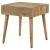 Zabel Wood Square 1-drawer End Table