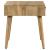 Zabel Wood Square 1-drawer End Table