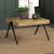 Avery Mango Wood Rectangular Coffee Table with Metal Legs