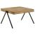 Avery Mango Wood Rectangular Coffee Table with Metal Legs