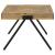 Avery Mango Wood Rectangular Coffee Table with Metal Legs