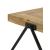 Avery Mango Wood Rectangular Coffee Table with Metal Legs