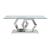 Gianna Glass/Steel Dining Room Set