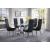 Gianna Glass/Steel Dining Room Set