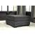 Tracling Fabric Oversized Accent Ottoman