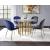 Pacheco/Chuchip Glass/Metal Round Dining Set