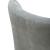 Fabric Sloping Curves Back Accent Dining Chair w/Casters