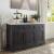 Nolan Marble/Wood Round Dining Set