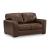 Brogliano Premium Leather Loveseat | Rich Canyon Tone