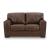 Brogliano Premium Leather Loveseat | Rich Canyon Tone