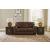 Brogliano Premium Leather Loveseat | Rich Canyon Tone