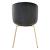 Chuchip Velvet/Metal Dining Chair