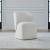 Fabric Accent Dining Chair w/Casters
