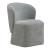Fabric Accent Dining Chair w/Casters