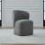 Fabric Accent Dining Chair w/Casters
