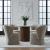 Fabric Accent Dining Chair w/Casters