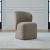 Fabric Accent Dining Chair w/Casters