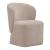 Fabric Accent Dining Chair w/Casters