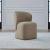 Fabric Accent Dining Chair w/Casters