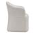 Fabric Accent Dining Arm Chair with Casters – Upholstered