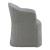 Fabric Accent Dining Arm Chair w/Casters