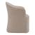Fabric Accent Dining Arm Chair w/Casters