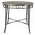 Landis Wood/Metal Round Counter Set