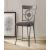 Landis Wood/Metal Round Counter Set