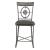 Landis Wood/Metal Round Counter Set