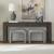 Cascade Falls Wood Console Table with 2 Stools | Satin Espresso