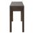Cascade Falls Wood Console Table with 2 Stools | Satin Espresso