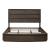 Cascade Falls Wood King Size Panel Bed w/LED Lighting
