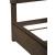 Cascade Falls Wood Queen Size Panel Bed w/LED Lighting