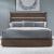 Cascade Falls Wood King Size Panel Bed w/LED Lighting