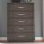 Cascade Falls Wood Bedroom Set with LED Lighting | Satin Espresso