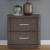 Cascade Falls Wood 2-Drawer Nightstand w/Charging Station