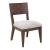 Cascade Falls Boucle/Wood Panel Back Side Chair