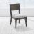Cascade Falls Boucle/Wood Panel Back Side Chair