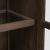 Cascade Falls Wood 2-Door Display Cabinet w/LED Lighting